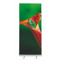 Economy Retractable Banner Stand 34" w/ Vinyl Graphic